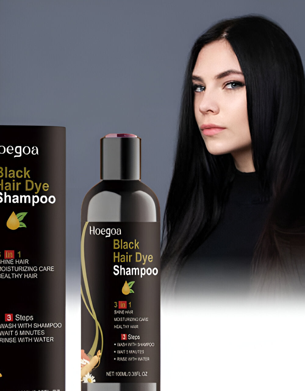 3 in 1  Hair DYE shampoo